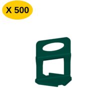 Croisillons à cale autonivelante 2 mm – 500 clips – SHAFFER PRO