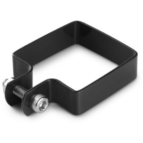 Easycloture – Collier de fixation carré 80 x 80 mm – Acier galvanisé et thermolaqué – Hauteur 20 mm – Pour portillon grillagé
