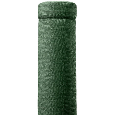 Brise vue toile en rouleau haute densité Occultation très élevée (350gr/m²) H 1m73 longueur 5M - Vert (1/5)