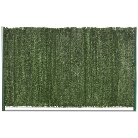 Easycloture – Haie artificielle occultante 200cm x 3m – 129 brins – Anti-UV – Pose facile et rapide – Écran de confidentialité décoratif