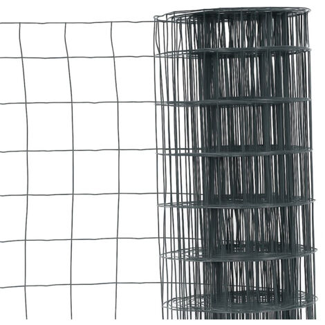 Easycloture – Grillage rigide en rouleau acier galvanisé 100x100 mm – Hauteur 1m20 – Longueur 20 m – Résistance à la corrosion