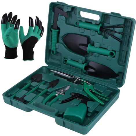 Kit Giardinaggio Completo con Custodia e Guanti