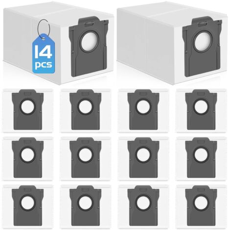 14 Sacchetti di Ricambio Polvere per Dreame L10s Ultra Gen 2 / X50 / X40 Ultra / L40S / L10s Pro Ultra Heat / L40 / L50 Ultra / Mova E30 Ultra / P50 Ultra / V50 / Z50 Ultra / X30 Ultra (1/5)