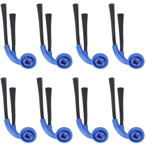 Spazzole Laterali per Ecovacs Deebot T30C Omni/T30C Omni Gen2/T80 Omni/X8 Omni/X8 Pro Omni, Accessori Aspirapolvere, Ricambio Spazzola Nylon Bordi, 8 Pezzi (1/5)