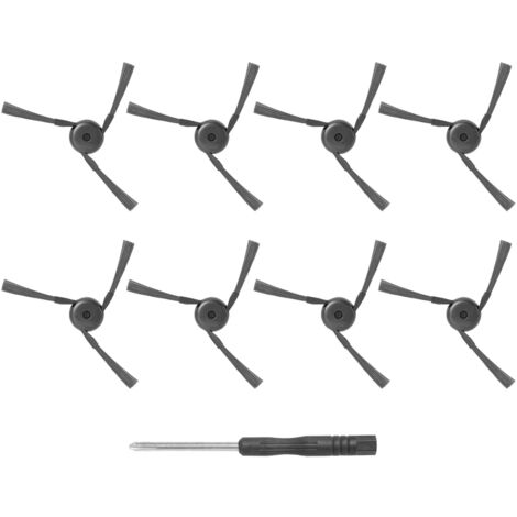 Set di 8 spazzole laterali per robot aspirapolvere Dreame X40 Ultra/X40 Ultra Complete/X40 Master/L40 Ultra/X50 Ultra Complete/X50 Ultra/L50 Pro Ultra/D20 Pro Plus/Aqua10 Ultra Roller/Mova P50 Pro Ult (1/5)
