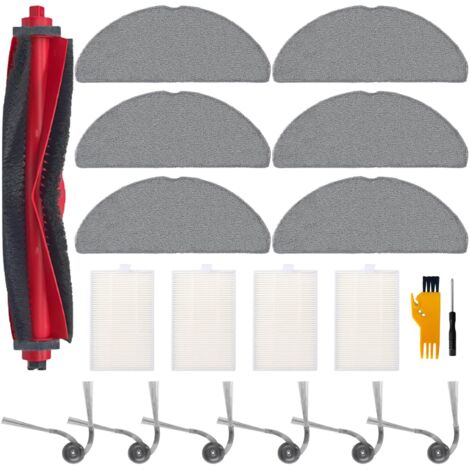 21 Accessori per Roborock Q7 L5+/Q7 L5/Q7 M5/Q7 M5+ Robot Aspirapolvere, 1 Spazzola Principale, 4 Filtri, 6 Salviette, 6 Spazzole Laterali (1/5)