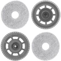 Salviette con supporto di ricambio per Dreame X50 Ultra Complete / X50 Master / L50 Pro Ultra / L40s Pro Ultra / Matrix10 Ultra, per Mova V50 Ultra Complete / P50s Ultra Aspiratore