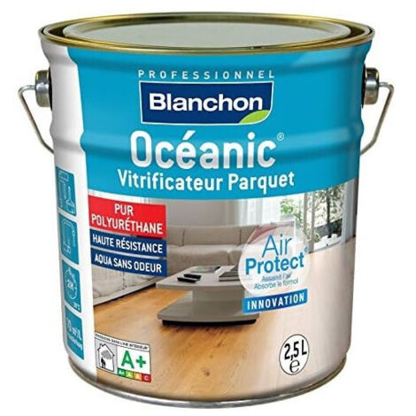 Vitrificateur parquet Blanchon Océanic Air Protect 2,5L aspect chêne ciré
