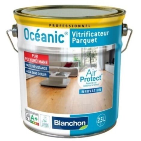 Blanchon Océanic vitrificateur de parquet Opaque Blanc 2,5L