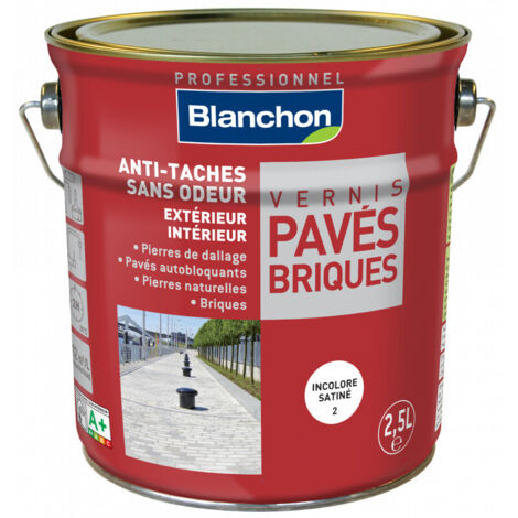 Vernis pavés briques incolore satiné - 2.5L (1/4)