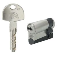 Cylindre premium HS60 40/40mm avec 3 clés horizontales et carte de propriété