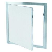 Trappe de visite F1 en aluminium avec trappe fixe 12,5mm 50x50cm