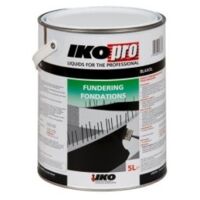 IKO Pro Fondations 5 L - Enduit bitumineux d’imperméabilisation pour fondations et maçonnerie enterrée.