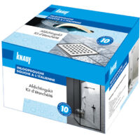 KNAUF Douche à l'italienne - Kit d'étanchéité
Système d’étanchéité pour le sol d’une douche à l’italienne
