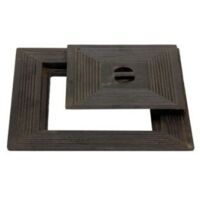 Couvercle simple en fonte 60x60cm - Robuste et durable