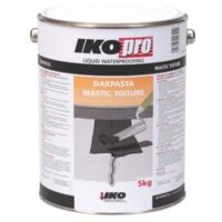 IKO Pro Mastic Toiture 5kg - Mastic bitumineux pour toiture, réparation et protection
