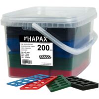 PGB HAPAX assortiment cales charpentes 50x100mm /200pcs