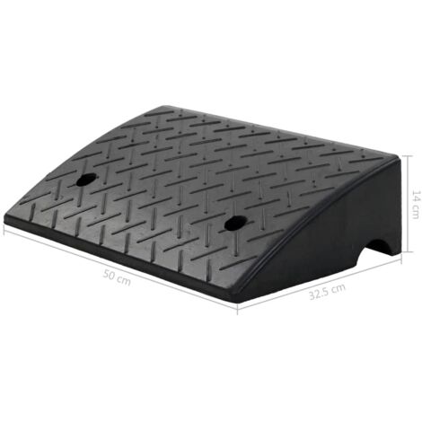 Rampe de voiture robuste – Rampes de trottoir portables en caoutchouc et en plastique, rampe de seuil pour allée, quai de chargement, trottoir, voiture, camion, scooter, vélo, moto, fauteuil roulant