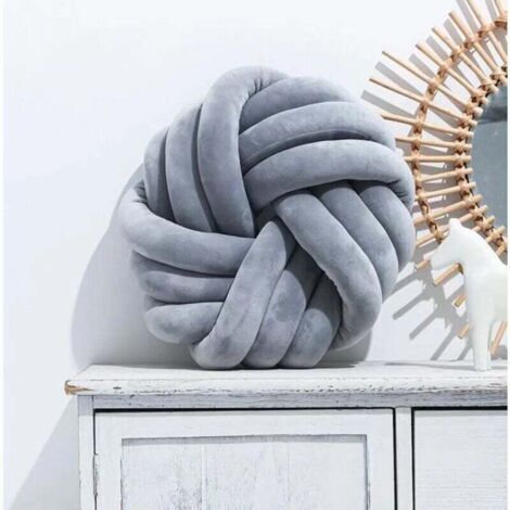 Knot cushion, knot cushion for sofa bed, AT replica, decorative knot cushion, ball knot cushion 35 x 35 cm, replica for children's room, handmade toy, trendy gift C FLITI (1/4)
