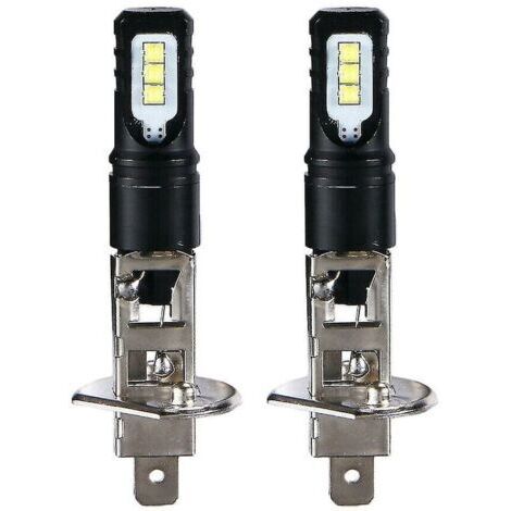 H1 LED headlight kit, 6000K ultra-bright white, 6000 lm, with daytime running lights and high beams (1/4)