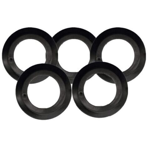 Pack of 5 seals for bathtub drain, lip seal for sink drain, rubber seal for strainer FLITI (1/4)