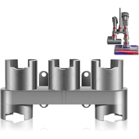 Wall mount for Dyson V7 V8 V10 V11 V15 Gen5 vacuum cleaner accessories, charging station, grey, 1 piece (MUMU) (1/4)