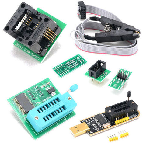 Crediri CH341A SOP8/16ft BIOS Clip Programming Kit Full Version (1/5)