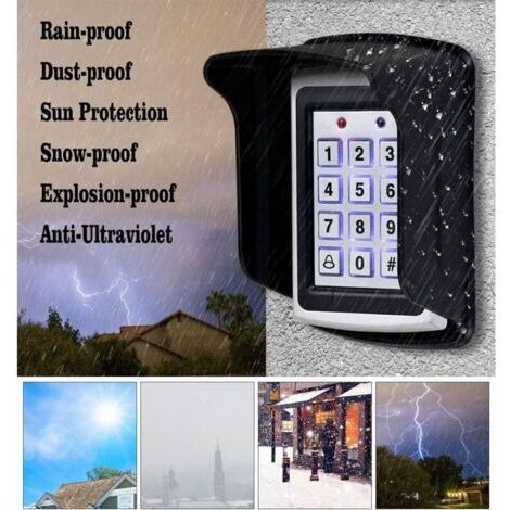 Rain cover for RFID keypad controller/doorbell cover, waterproof ...