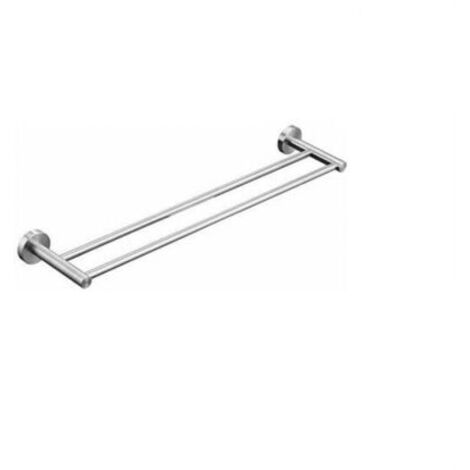 50 cm Double Towel Rail, Wall Mounted, Brushed SUS 304 Stainless Steel, Bathroom Towel Rail, 50 cm, FLITI