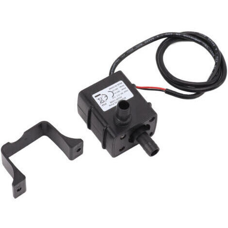 12V DC brushless motor mini submersible pump with water cooling, low-noise micro centrifugal pump for landscape fountains