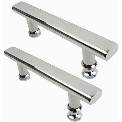 145mm Maniglie per porta doccia in acciaio inossidabile cromato per bagno e kitchen FLITI (1/4)