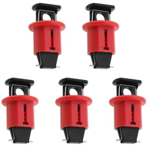 5 Pieces MCB Circuit Breaker Locking Device Industrial Grade Circuit Breaker Switch Lock for Loto Electrical Locking Device (1/5)