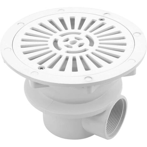 Pool Floor Drain, Round Floor Drain for Prefabricated and Lined Pools, Anti-Blocking Pool Bottom Drain for Pool Maintenance Accessories and Parts (1/5)