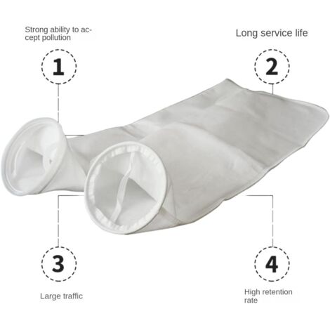 Nylon Filter, 6 Pieces IBC Tank Filter Accessories for 1000L Rainwater Tank with Tap, Recovery Filter, Replacement Filter for DN150 Water Harvesting Tank, liters (1/5)