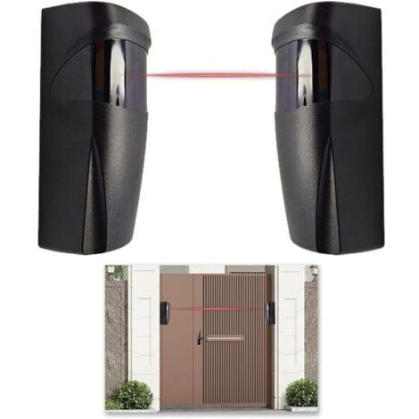 Universal 12V/24V AC/DC infrared photocell – Outdoor sensor for automatic gates – Adjustable wall mounting 135° – IP55 (1/4)