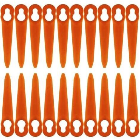 100 blades for Stihl PolyCut 2-2, PolyCut 3-2, FSA 45, FSA 57, FSE 52, plastic blades for Stihl cordless trimmers (1/4)