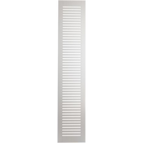 Portes ajourées MDF laqué blanc 242,2 x 49,4 cm KOLM
