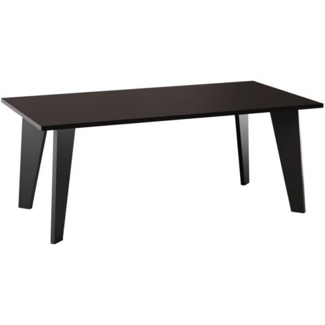 Table ARIS 138 x 80 cm pour cuisine, salon, salle à manger Noir (1/3)