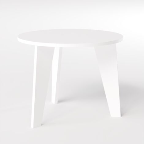 Table ronde ROSE Ø90 cm pour cuisine, salon, salle à manger Gris (1/3)