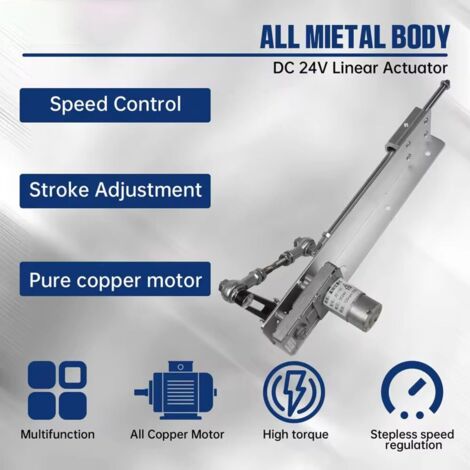 Linear actuator, reciprocating motor, adjustable telescopic motor, DIY ...