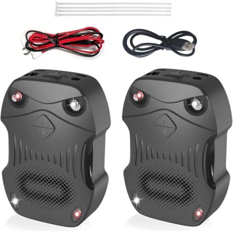 2X Ultrasonic Rat Repellent, Battery-Powered Car Engine Mouse Repellent Under the Hood, Garage, Attic, Basement, Warehouse, Barn, Vehicle Protection (1/5)