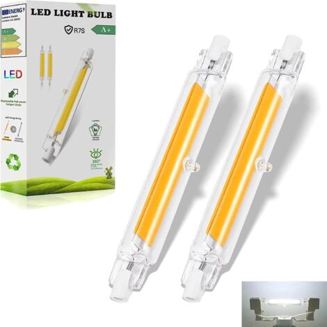 R7S LED Bulbs 118mm Dimmable, 20W R7S LED Equivalent to 200W Halogen Bulb, Cool White 6000K 2000LM, Flicker-Free, 360° Beam Angle, Pack of 2 (1/5)