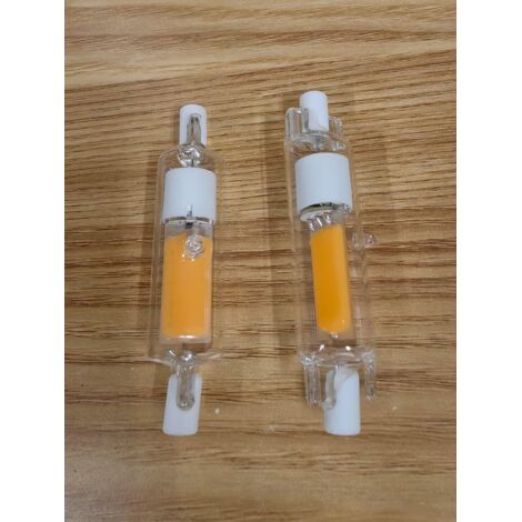 R7S LED Bulbs 78mm 5W Equivalent to 40W Halogen 400 LM Warm White 2700K Pack of 2