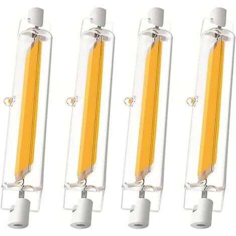 R7S LED Bulbs 118mm Dimmable  20W Warm White 3000K 2000LM R7S LED Equivalent to 200W Halogen Lamp, Flicker-Free R7s LED, 360° Beam Angle, 4 Pack (1/5)