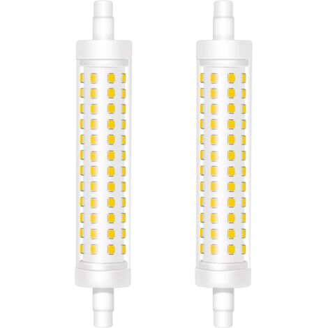 R7s 118mm LED Bulb, Neutral White 4000K 12W R7s LED Double Ended Linear Lamp Replaces 120W J118 Halogen Lamp, 1500LM, AC 220V-240V, Non-Dimmable, Pack of 2 (1/5)