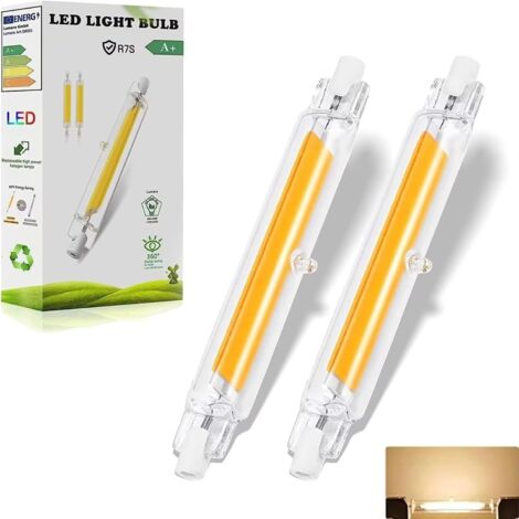 R7S LED Bulbs 118mm Dimmable, 20W R7S LED Equivalent to 200W Halogen Bulb, Warm White 3000K 2000LM, Flicker-Free, 360° Beam Angle, Pack of 2 (1/5)