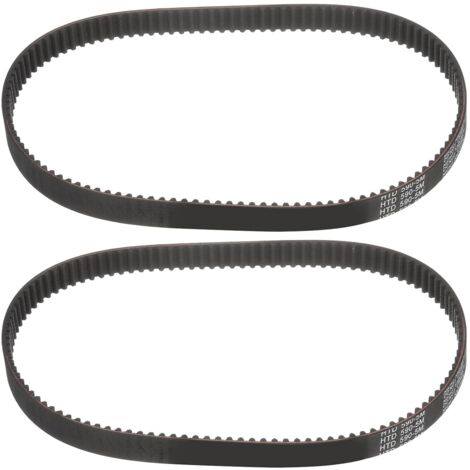 2pcs HTD-5M Rubber Timing Belt, 118 Tooth Closed Loop Synchronous Drive Belts for 3D Printer Pulleys, 590x15x3.6mm (Length x Width x Height) (1/5)