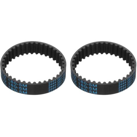 2pcs HTD-5M Rubber Timing Belt, 36 Tooth Closed Loop Synchronous Drive Belts for 3D Printer Pulleys, 180x15x3.6mm (Length x Width x Height) (1/5)