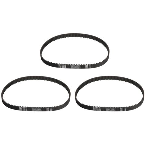 3pcs HTD-5M Rubber Timing Belt, 117 Tooth Closed Loop Synchronous Drive Belts for 3D Printer Pulleys, 585x15x3.6mm (Length x Width x Height) (1/5)