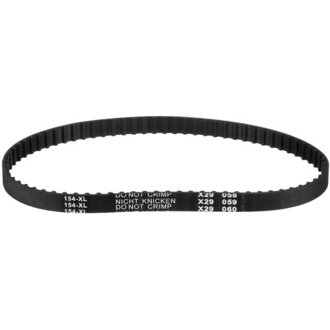 154XL 037 Timing Belt, 77 Teeth, Black Rubber Toothed Belt, 10mm Width, 5.08mm Pitch, Timing Belt for 3D Printer (1/5)